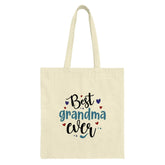 Best Grandma Ever Tote Bag, Grandma Gift, Grandma Shopping Bag, Grandparent Gift, Gifts for Grandma, Grandma Birthday Gift - Tawshia